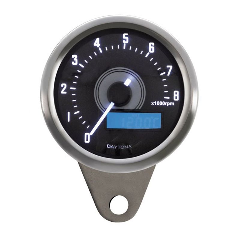 Varvräknare Daytona Velona RPM 60mm 18.000 polerad rostfri