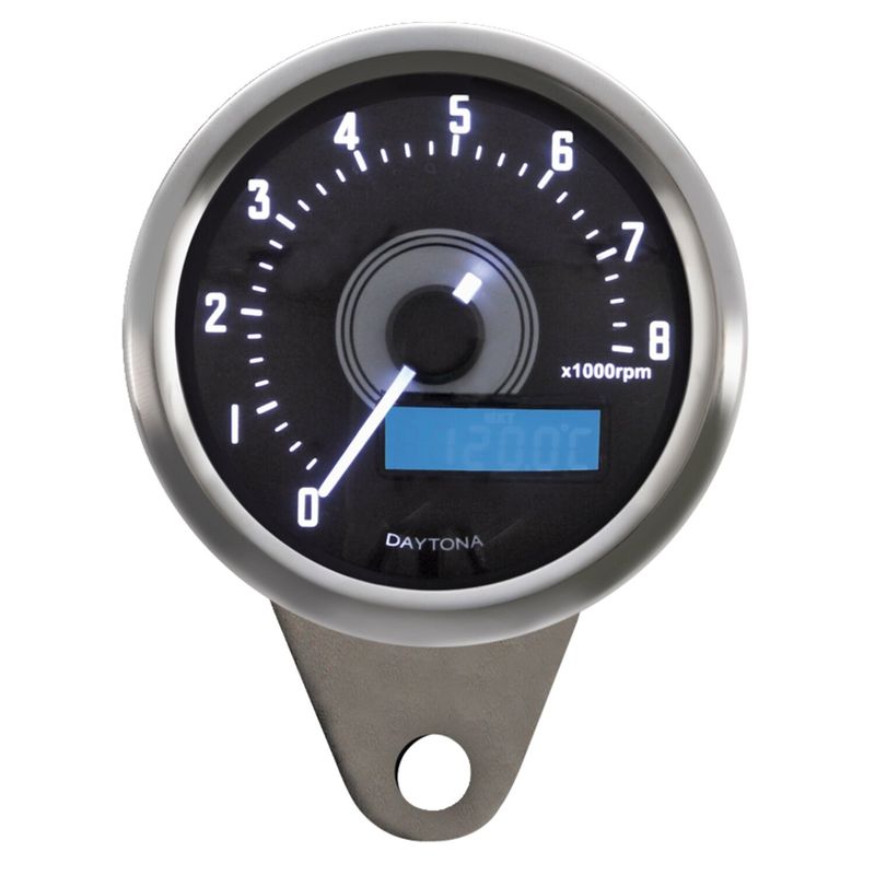 Varvräknare Daytona Velona RPM 60mm 18.000 polerad rostfri