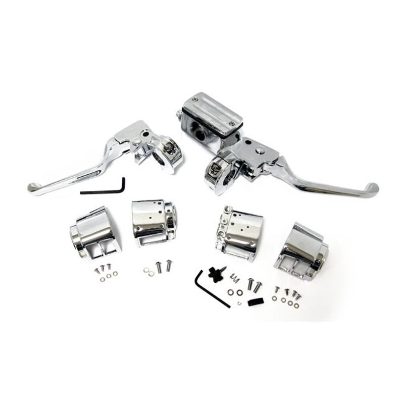 Styre MCS 5/8" krom single disc models 82-95