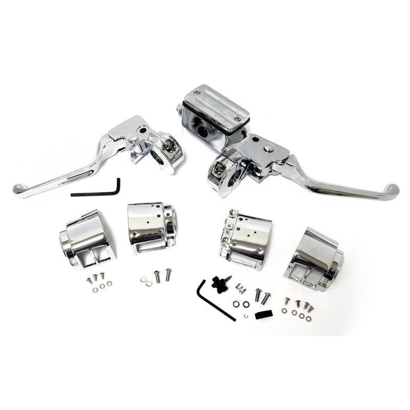 Styre MCS 5/8" krom single disc models 82-95