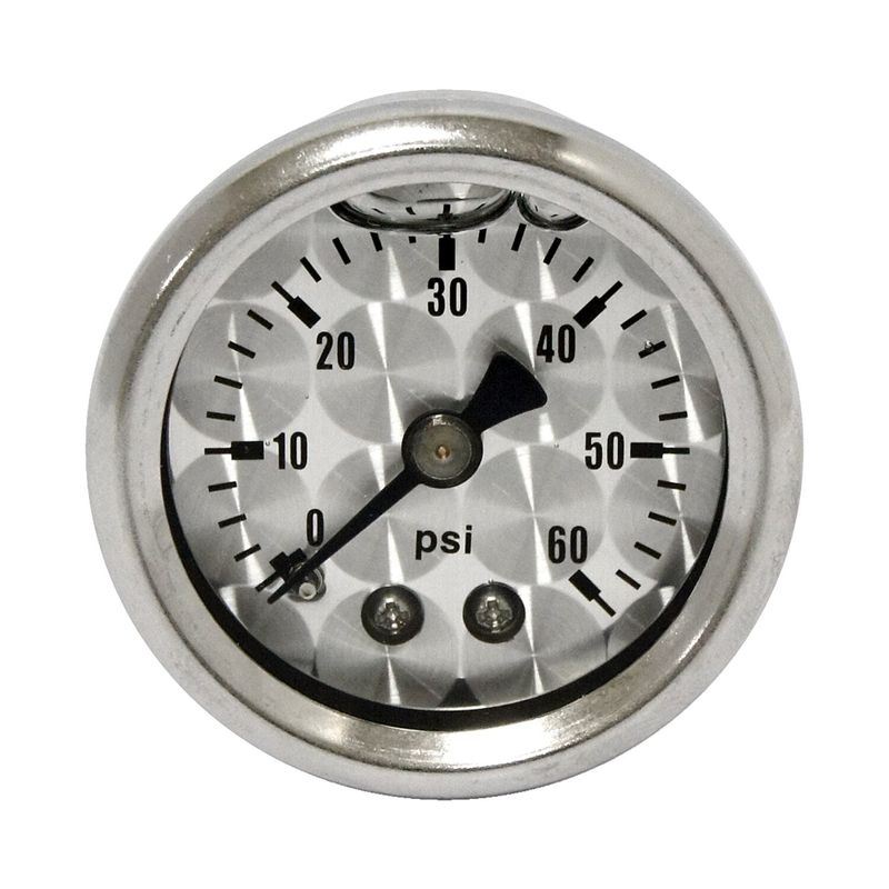 Oljetrycksmätare MCS Engine-Turned 0 60