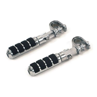 Fotpinnar MCS Comfort klämfäste krom universal
