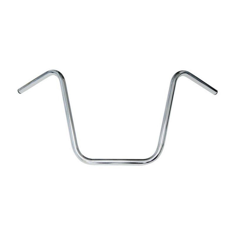 Apehanger Handlebar, 16 Rise, 1 Chrome Pre-81 H-D With 1 I.D. Riser