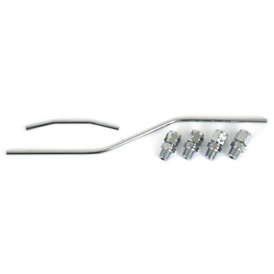 Oljeslangsats ventilkåpa MCS Shovel krom Shovelhead 66-84