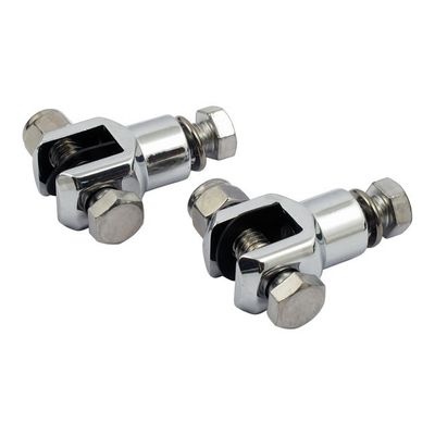 Fotpinne MCS 3/8" universal krom