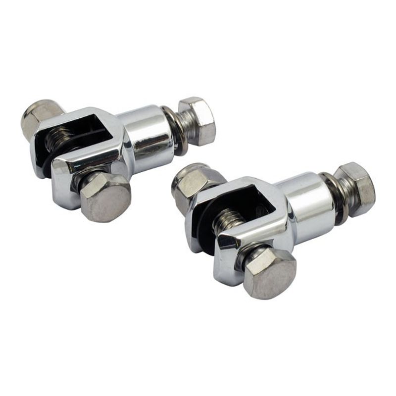 Fotpinne MCS 3/8" universal krom