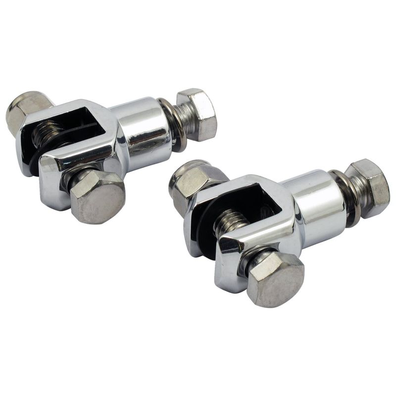 Fotpinne MCS 3/8" universal krom