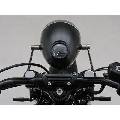 Strålkastare Daytona 5-3/4" svart krom