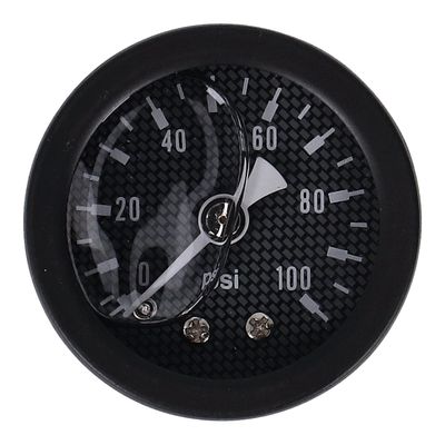 Oljetrycksmätare Marshall 0 100 PSI svart/kolfiber