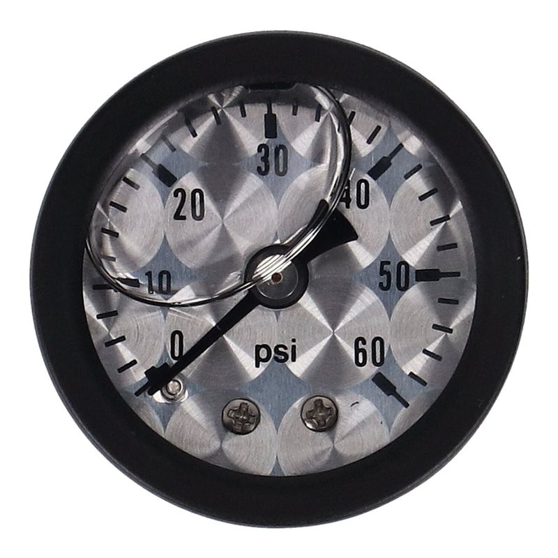 Oljetrycksmätare Marshall 0 60 PSI svart