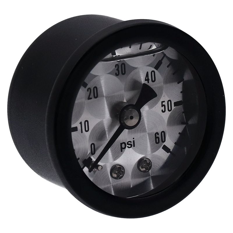 Oljetrycksmätare Marshall 0 60 PSI svart