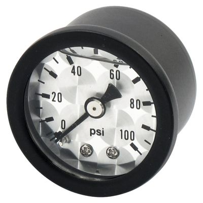 Oljetrycksmätare Marshall 0 100 PSI svart