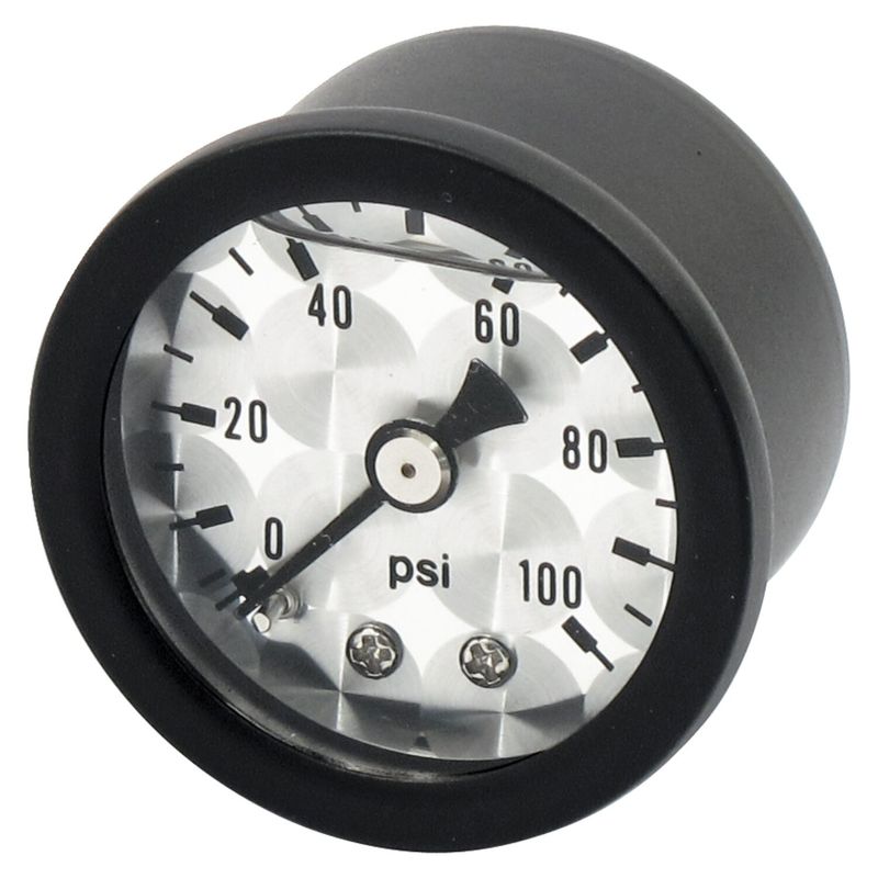 Oljetrycksmätare Marshall 0 100 PSI svart