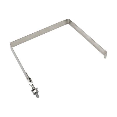 Batterirem MCS polerad rostfri XL Sportster 98-03