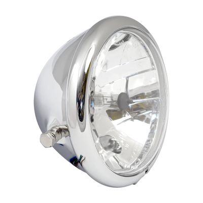 Strålkastare MCS Bates H4 5-3/4" krom