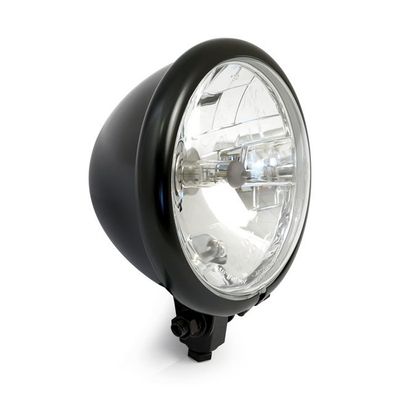 Strålkastare MCS Bates H4 5-3/4" universal svart