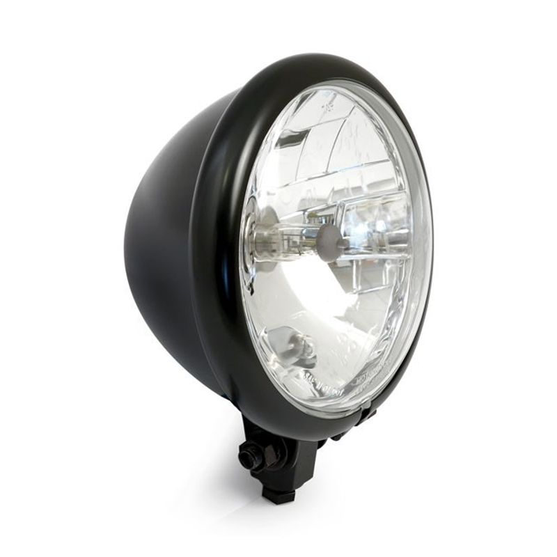 Strålkastare MCS Bates H4 5-3/4" universal svart