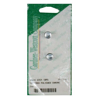 Lock ventil däck Gardner-Westcott koniska krom (2-pack)