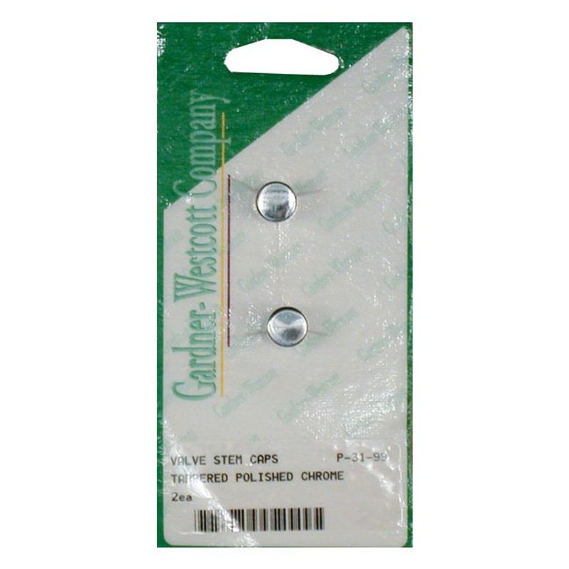 Lock ventil däck Gardner-Westcott koniska krom (2-pack)