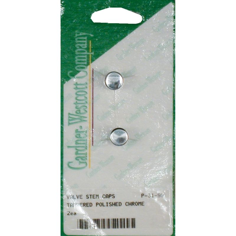Lock ventil däck Gardner-Westcott koniska krom (2-pack)