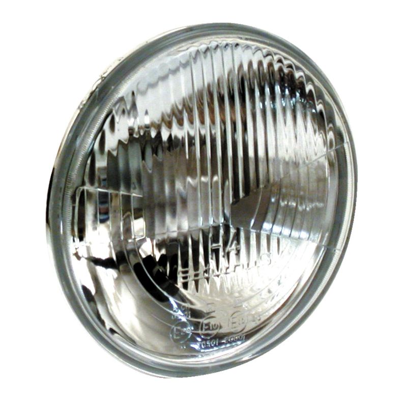 Strålkastare MCS H4 Ribbed 7"