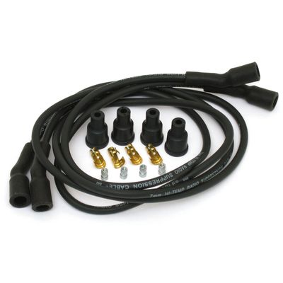 Kabel tändstift Dynatek 7mm svart universal