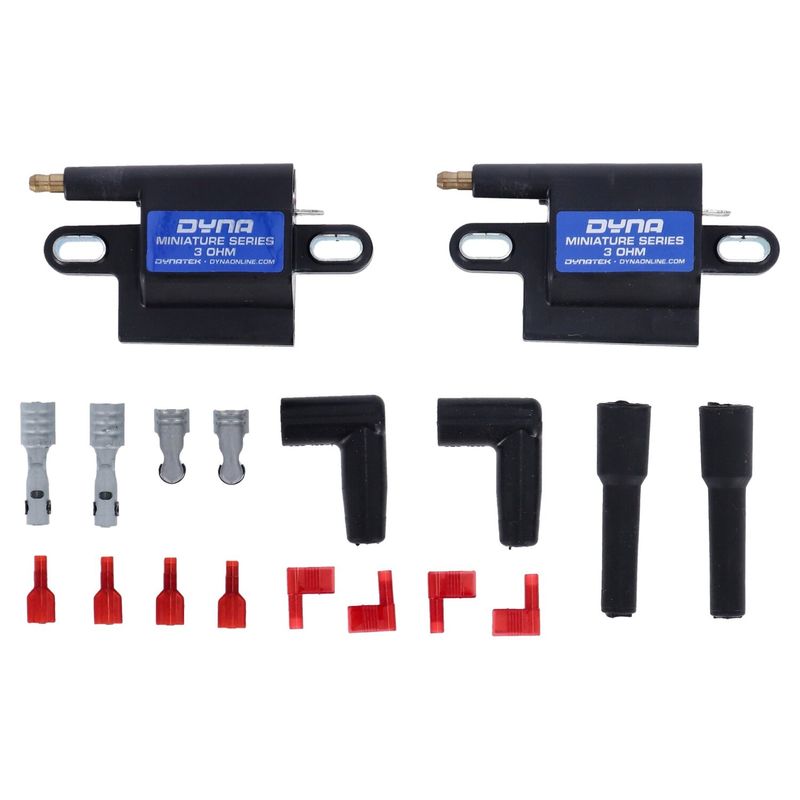 Tändspole Dynatek Dyna Miniature 3 12V enkel Big Twin 65-99 (2-pack)