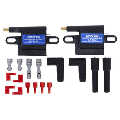 Tändspole Dynatek Dyna Miniature 12V 0.5 enkel Twin Cam models in custom DC12-1 (2-pack)