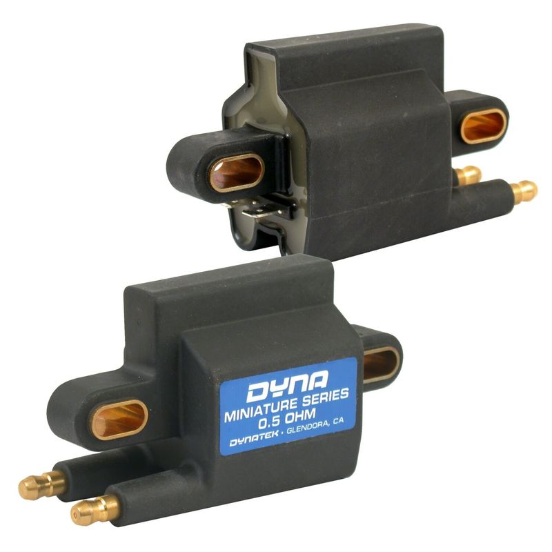 Tändspole Dynatek Dyna Miniature 12V 0.5 dubbel Twin Cam models in custom