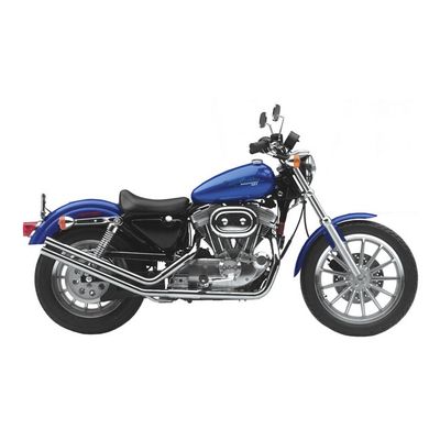 Avgasrör Paughco Upswept rak krom XL Sportster 86-03