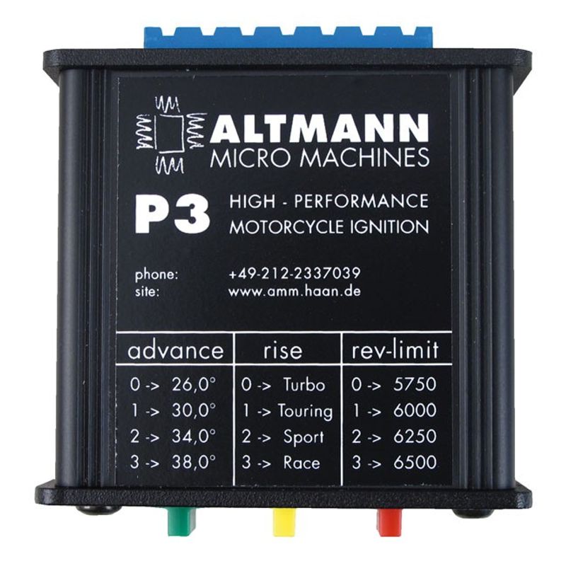 Tändmodul Altmann AMM-P3 enkel All 99-17 Twin Cam AMMP3CUSTOM