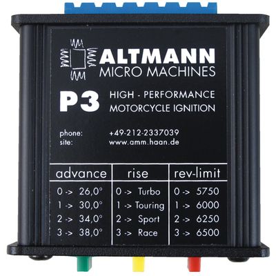 Tändmodul Altmann AMM-P3 enkel All 99-17 Twin Cam AMMP3CUSTOM