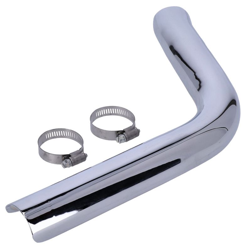 Värmeskydd avgassystem Paughco Heatshield 909998/912802 912808/905199 krom