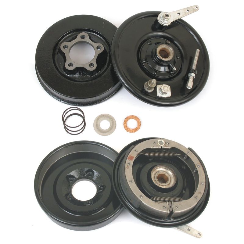 Trumbromssats fram MCS svart 45" WLC 40-45, Big Twin Flathead 37-48