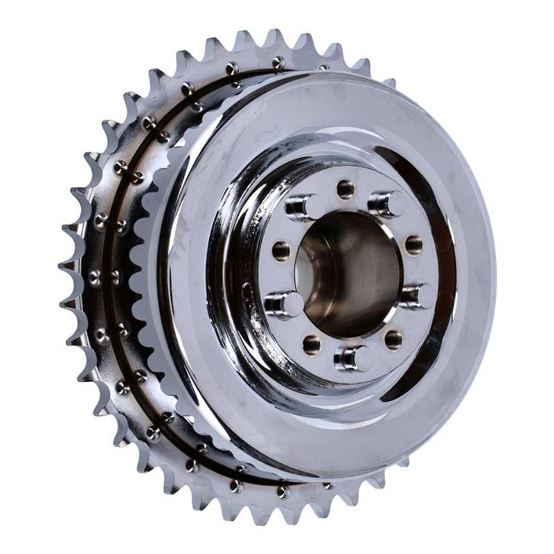 Bromstrumma med drev bak MCS 45" Flathead krom 45" WL models