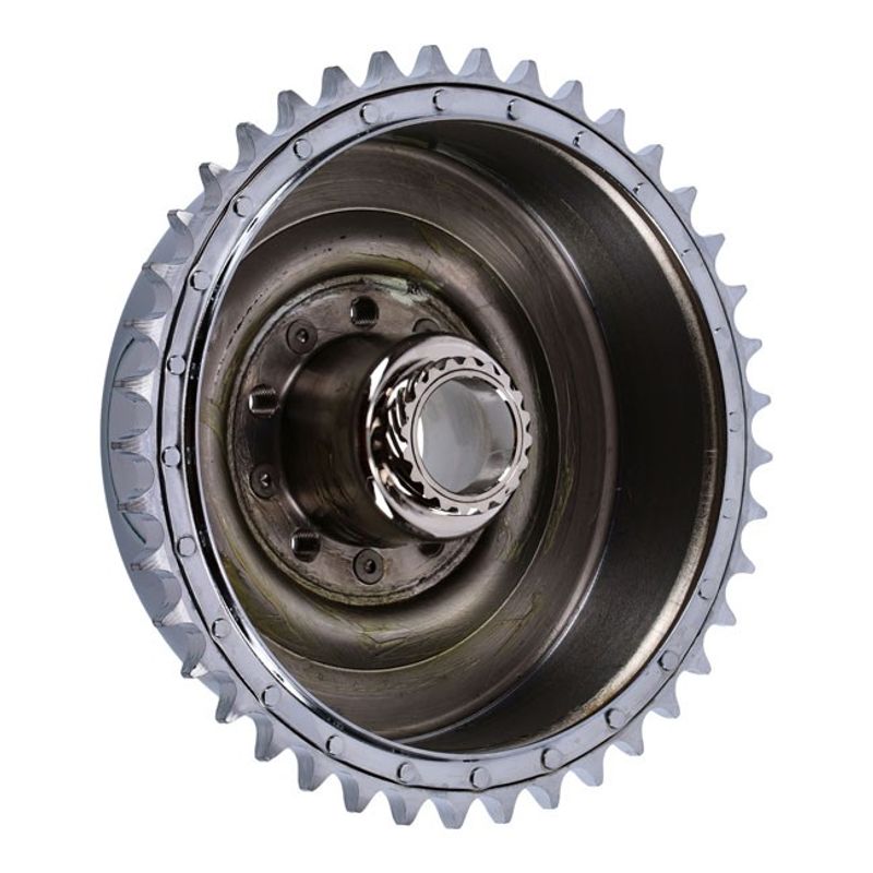 Bromstrumma med drev bak MCS 45" Flathead krom 45" WL models