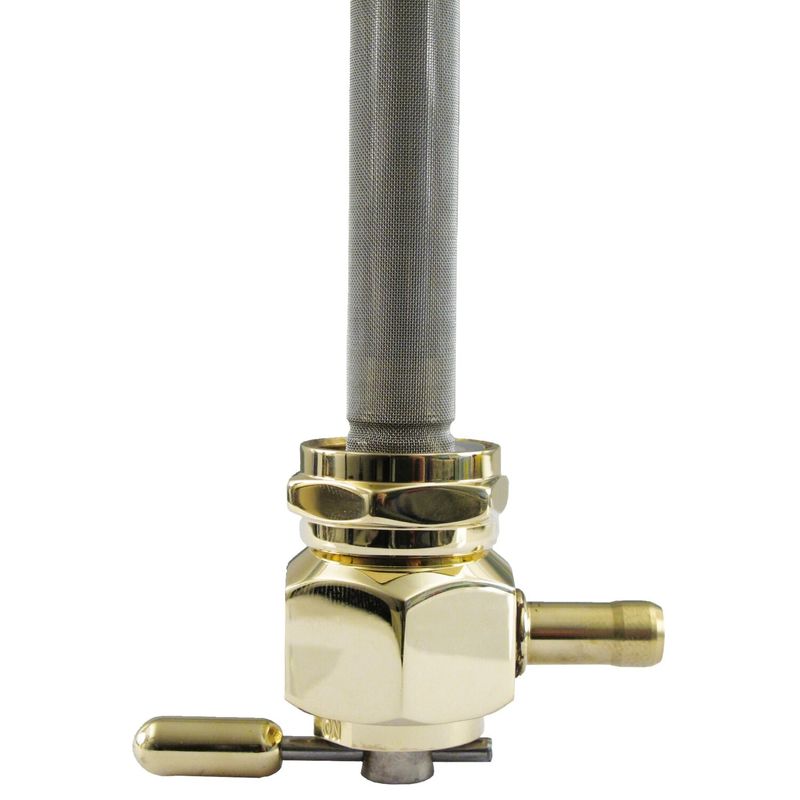 Bensinkran Pingel Power-Flo mässing Big Twin, XL Sportster 75-06