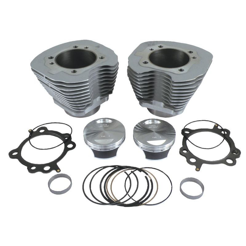 Kolvsats cylinder S&S 96" 106" silver 96" Dyna 06-17