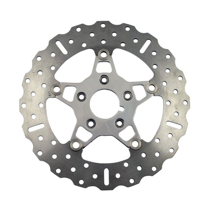 Bromsskiva fram EBC 5 Button Contour rostfri flytande Most up to 1999 H-D models. FSD011C
