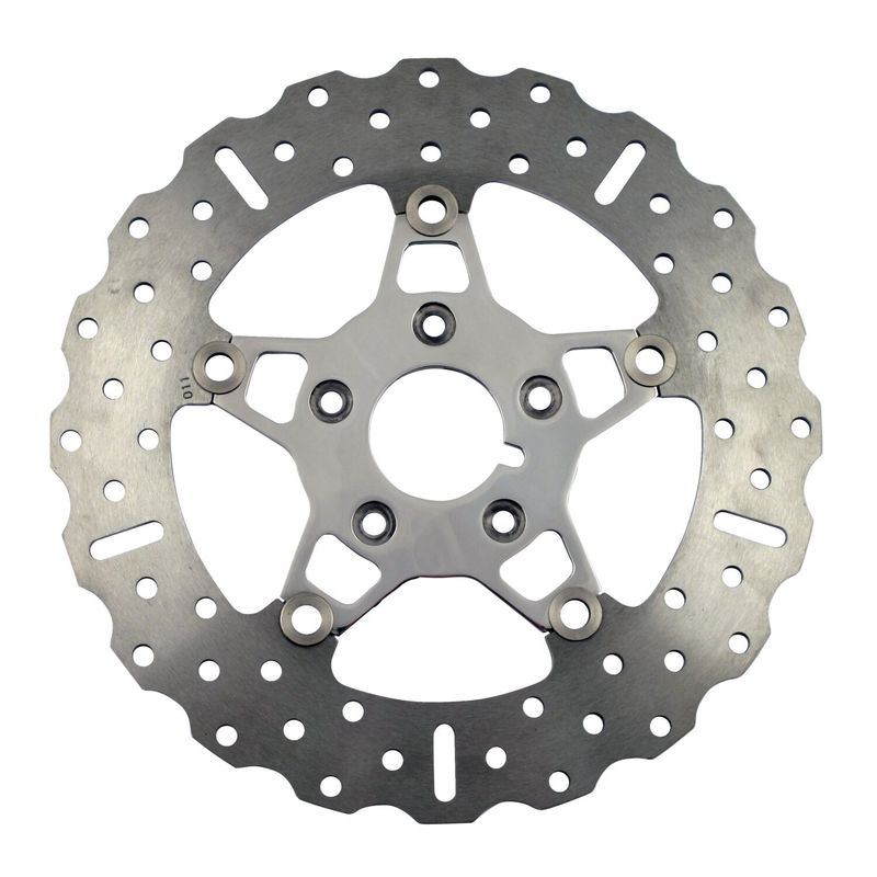 Bromsskiva fram EBC 5 Button Contour rostfri flytande Most up to 1999 H-D models. FSD011C