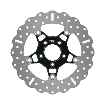 Bromsskiva fram EBC 5 Button Contour rostfri flytande Softail 00-14