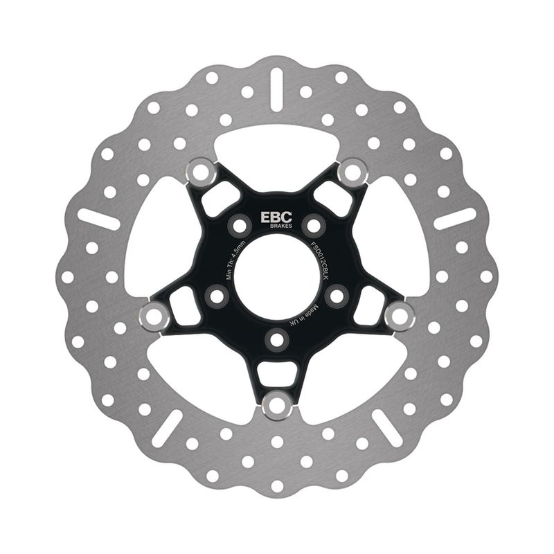 Bromsskiva fram EBC 5 Button Contour rostfri flytande Softail 00-14