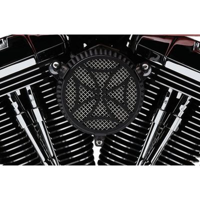 Luftfiltersats Cobra 606-0103-02B Cross svart XL Sportster 04-22
