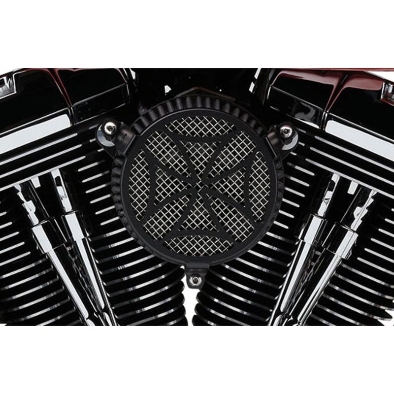 Luftfiltersats Cobra 606-0103-02B Cross svart XL Sportster 04-22