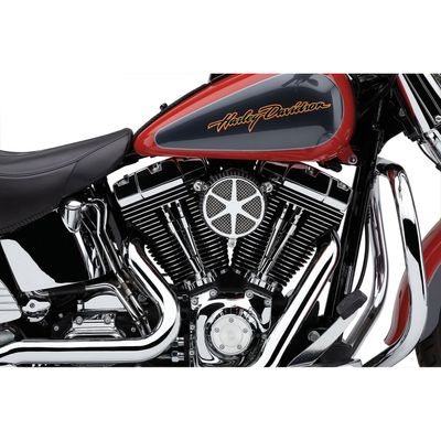 Luftfiltersats Cobra 606-0102-04 Spoke krom Softail 01-15