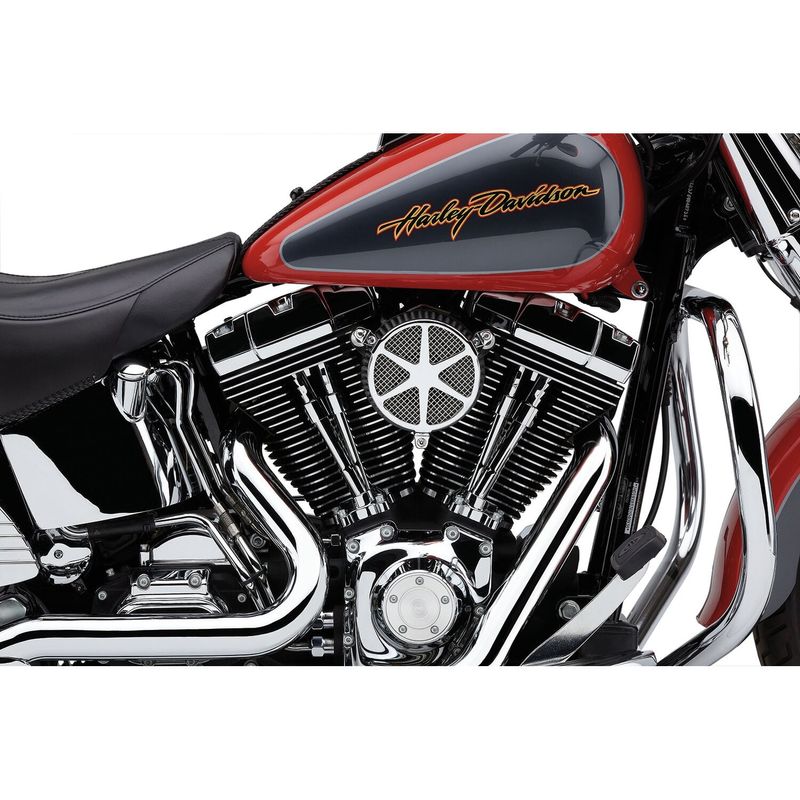 Luftfiltersats Cobra 606-0100-04 Spoke krom Softail 16-17