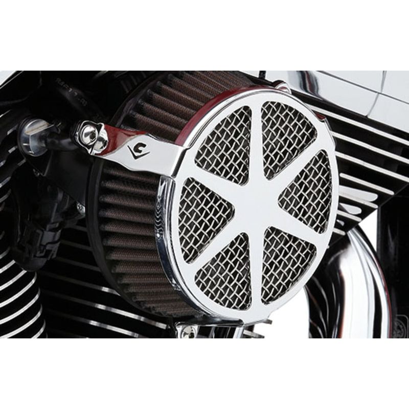 Luftfiltersats Cobra 606-0100-04 Spoke krom Softail 16-17