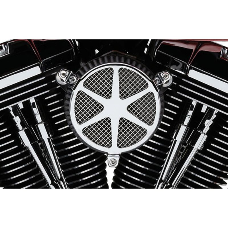 Luftfiltersats Cobra 606-0100-04 Spoke krom Softail 16-17