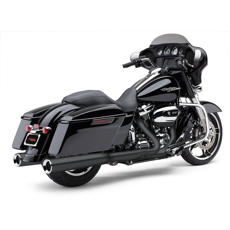 Ljuddämpare Cobra Powrflo 4-1/2" svart Touring 17-26