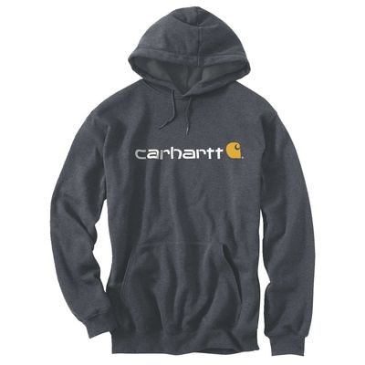 Hoodie Carhartt stl S 10.5 kolfiber melerad grå justerbar 100074-026SREG